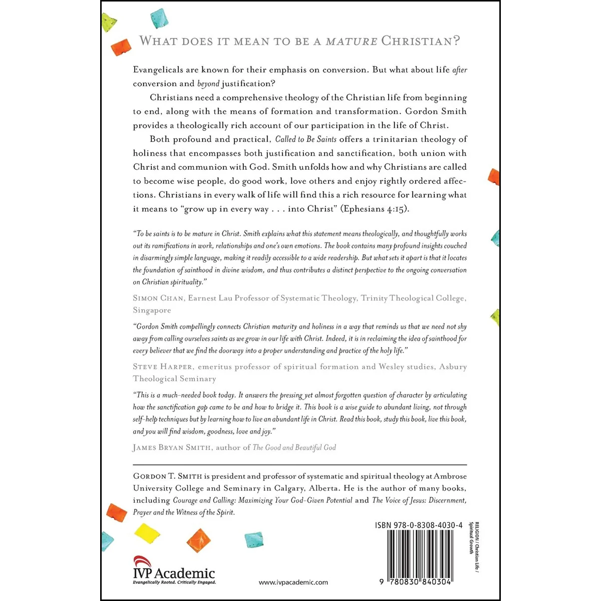 Called To Be Saints: An Invitation To Christian Maturity (Paperback) - Image 2