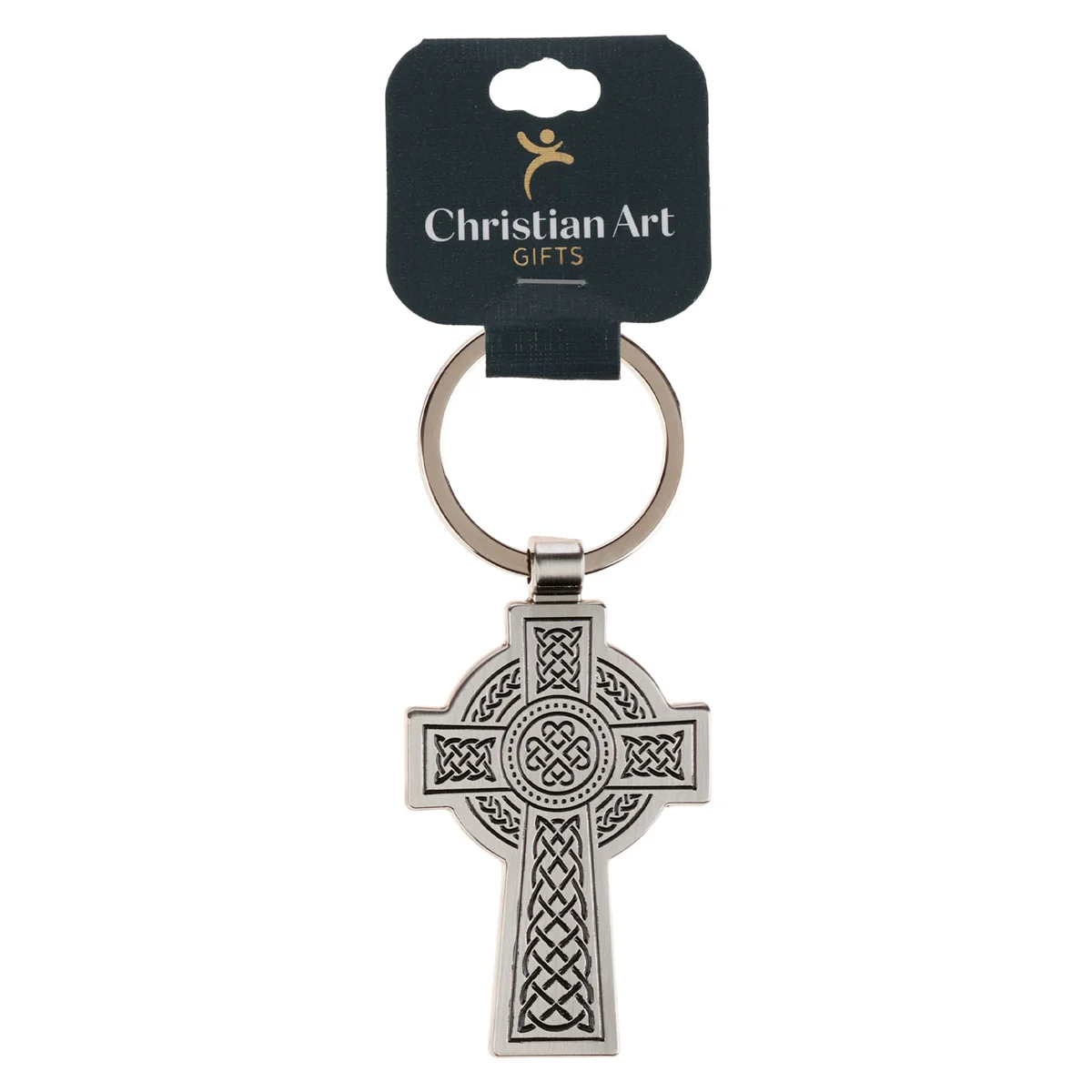 Celtic Cross Metal Keychain - Image 3