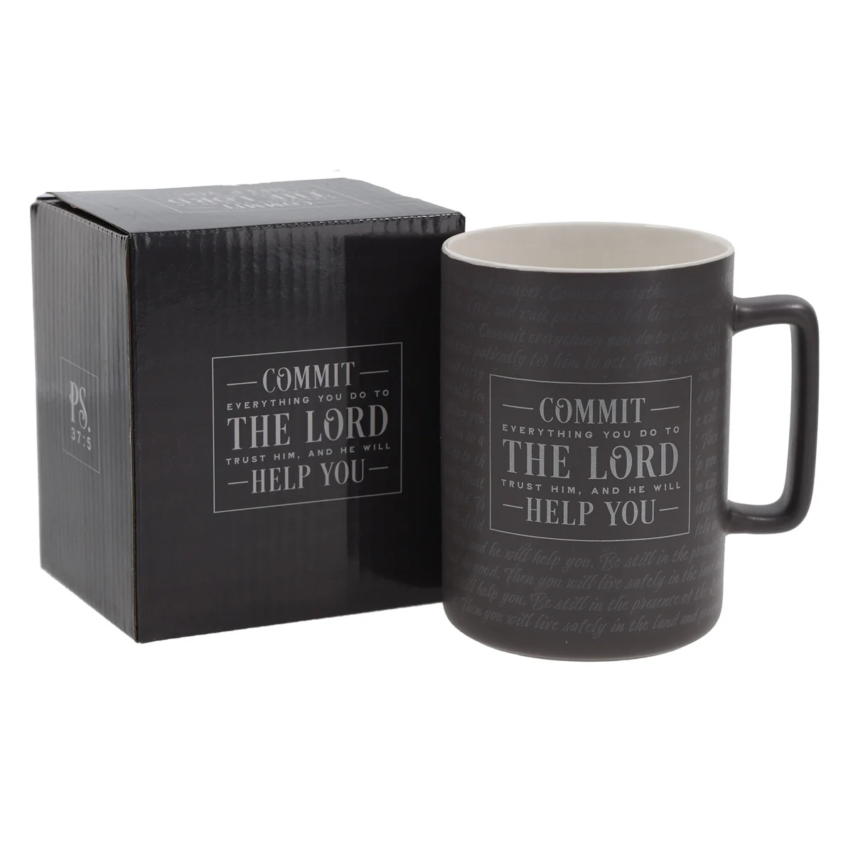 Commit Everything You Do to the Lord Trust Him, and He Will Help You Ceramic Mug - Image 4