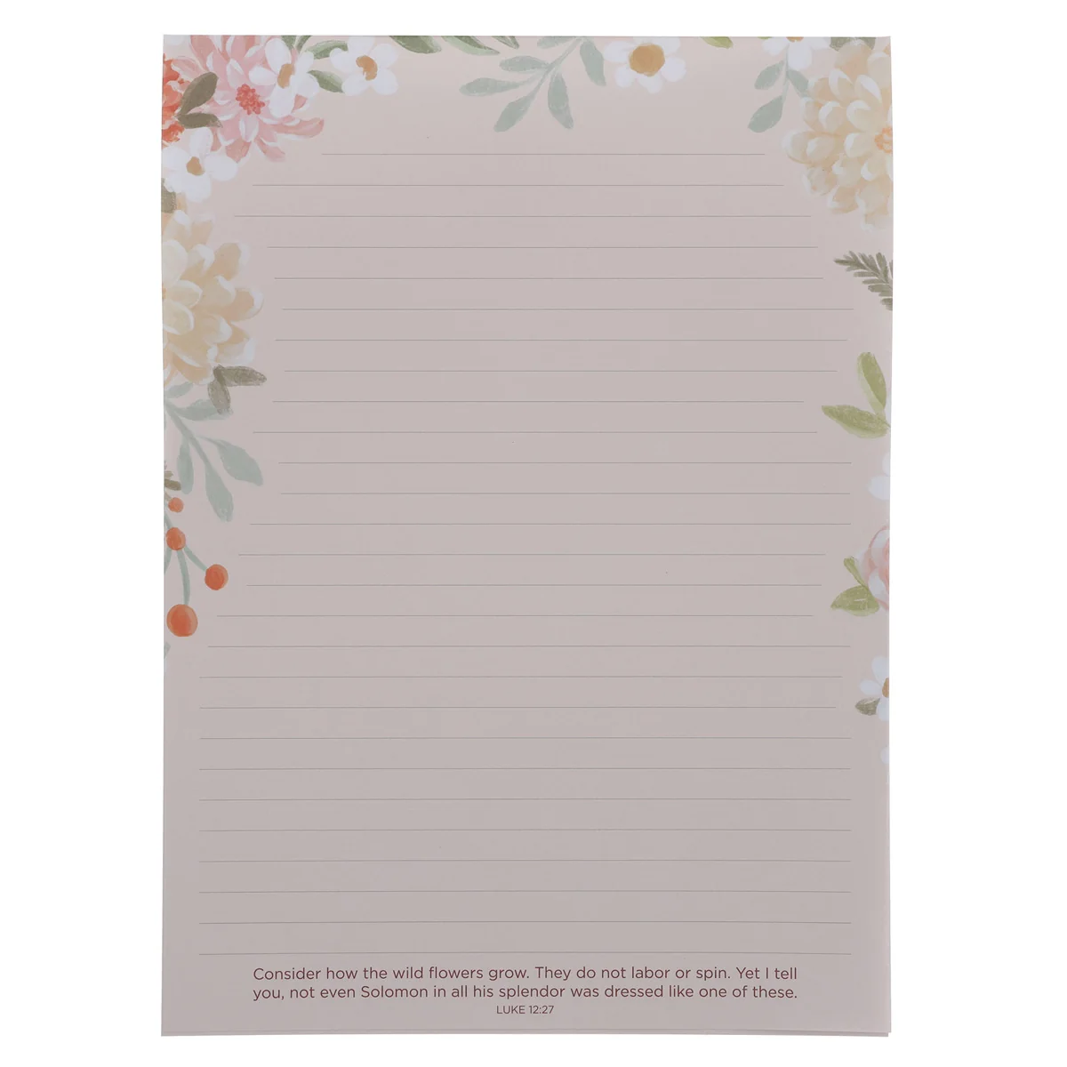 Consider How the Wildflowers Grow Clipboard with Notepad - Image 5