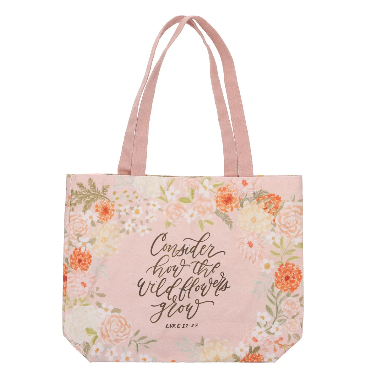 Consider How the Wildflowers Grow Canvas Tote Bag - Image 2