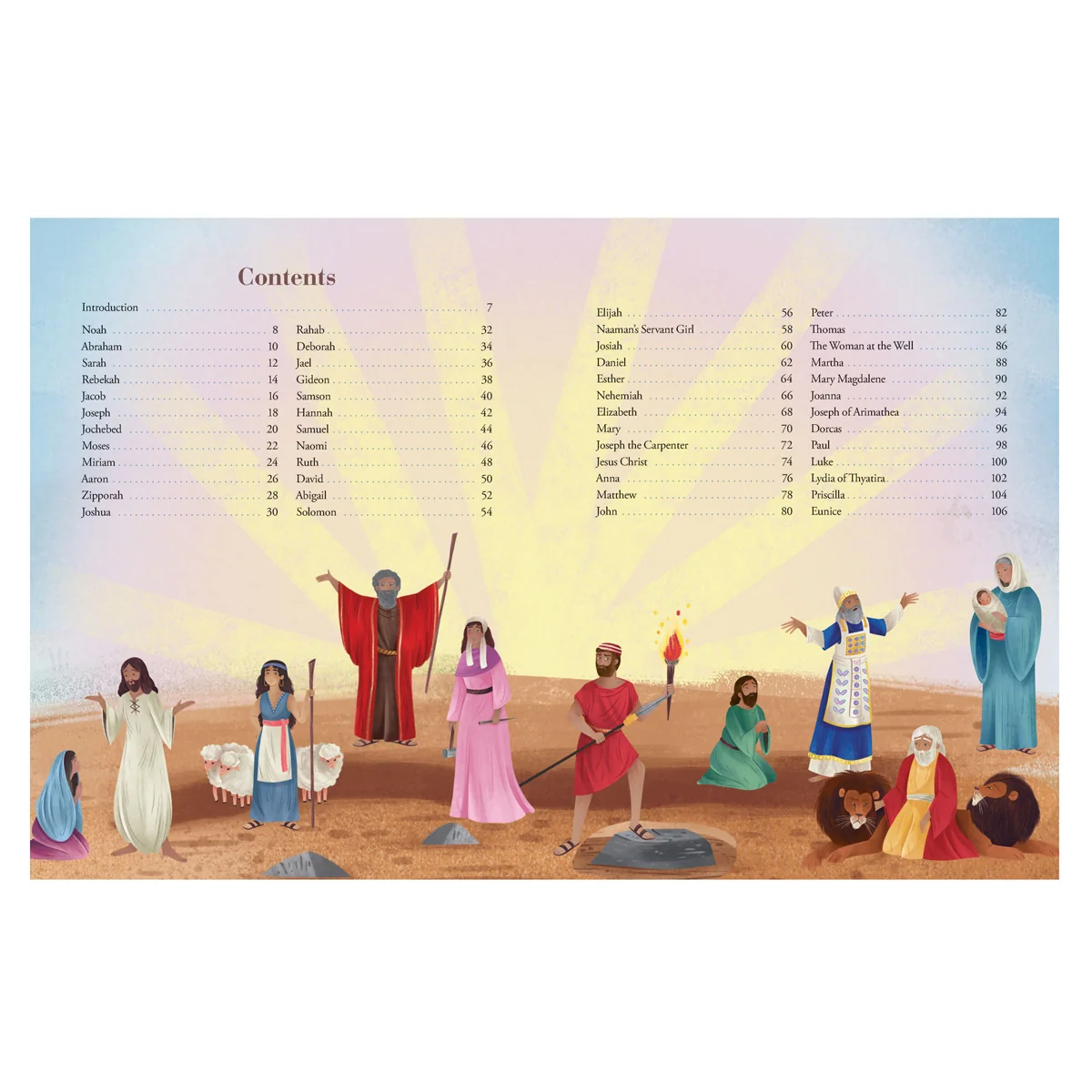 Courageous & Bold Bible Heroes: 50 True Stories of Daring Men & Women of God HC - Image 2