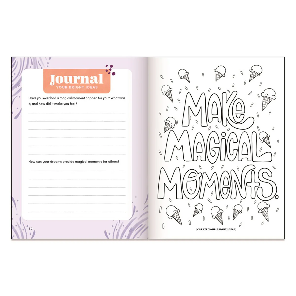 Create Your Bright Ideas: Read, Journal & Color / Future You Imagine (PB) - Image 4