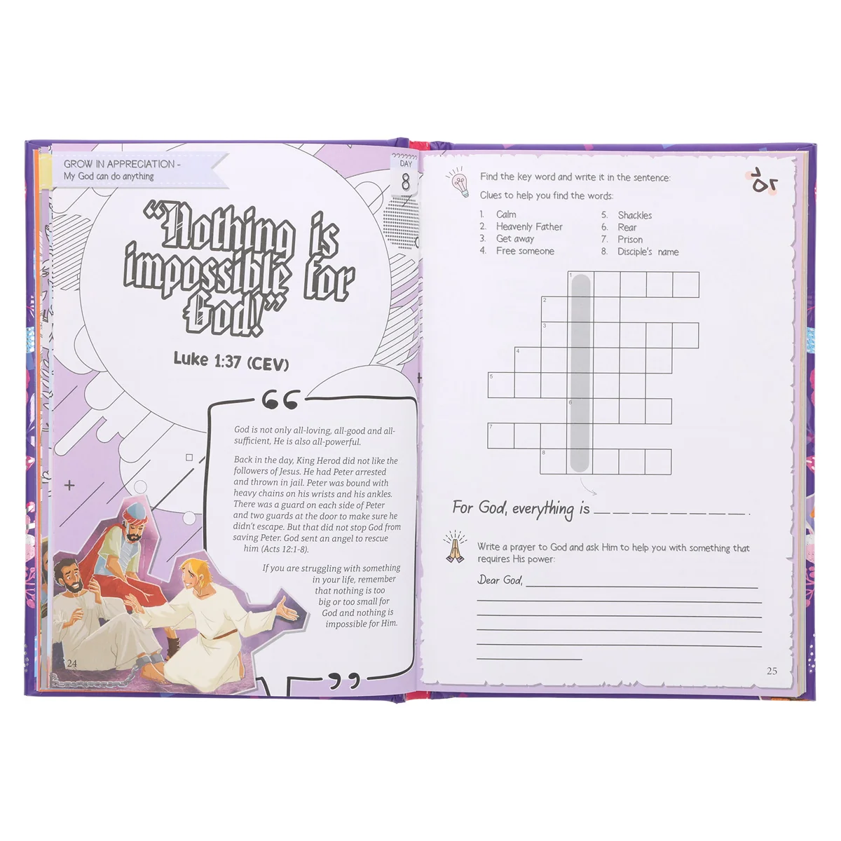 Creative Bible Journal: With 40 Different Devotions to Grow in Faith (Hardcover) - Image 3