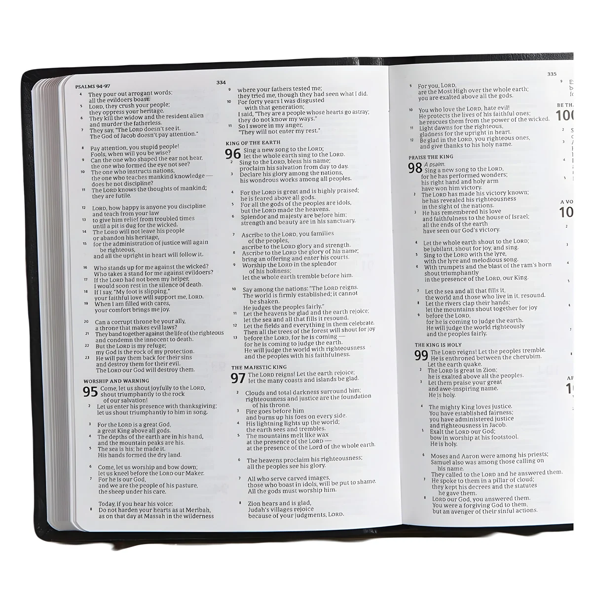 CSB Black Imitation Leather Gift & Award Bible - Image 3