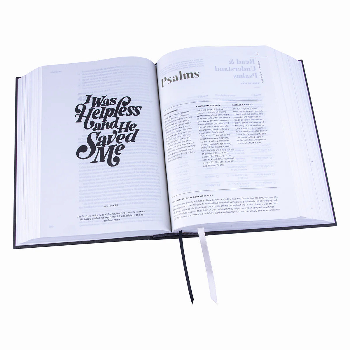 CSB Charcoal Cloth Over Board Hardcover He Reads Truth Bible - Image 4