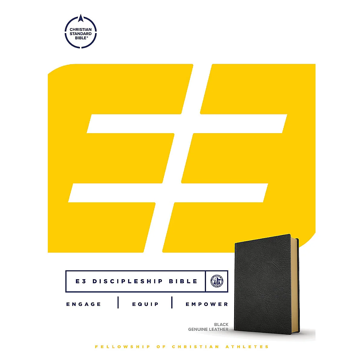 CSB E3 Discipleship Bible Black (Genuine Leather) - Image 2