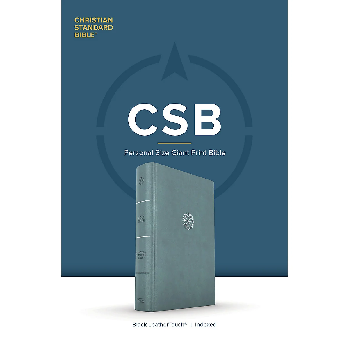 CSB Earthen Teal Imitation Leather Personal Size Bible Giant Print Indexed - Image 2