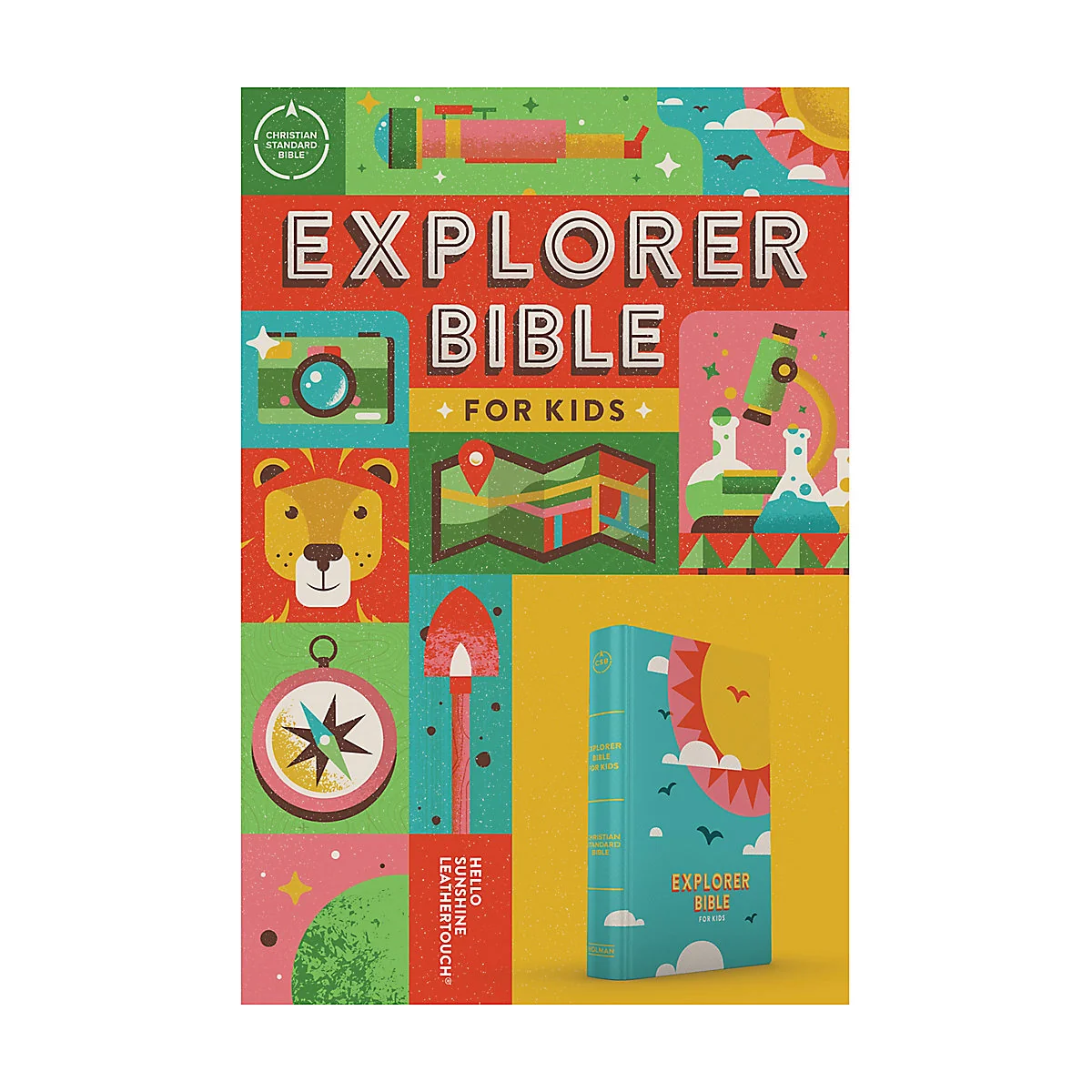 CSB Explorer Bible For Kids Index Sunshine (Imitation Leather) - Image 2