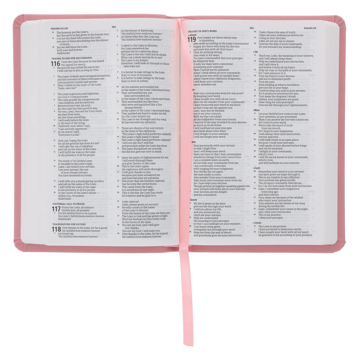 CSB Pink Imitation Leather Value Edition Compact Bible - Image 6