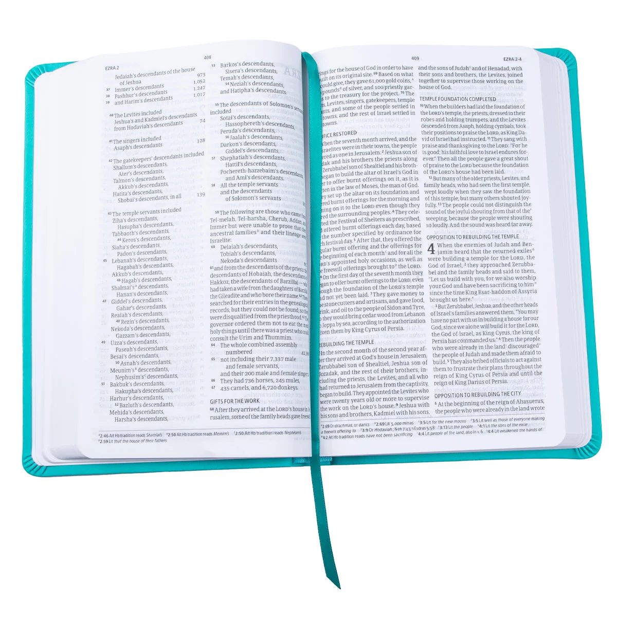 CSB Thinline Bible Value Edition Teal (Imitation Leather) - Image 6