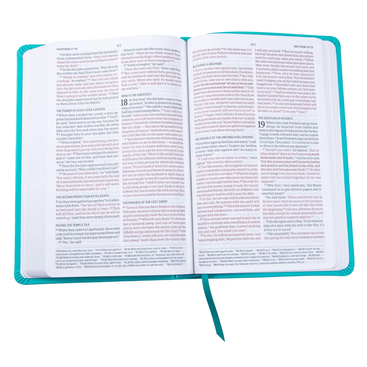 CSB Thinline Bible Value Edition Teal (Imitation Leather) - Image 7