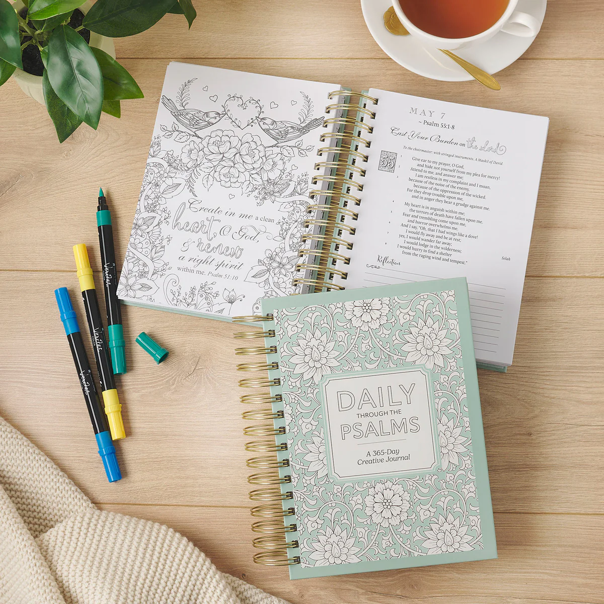 Daily Through the Psalms: A 365-Day Creative Journal (Spiral-Bound) - Image 4