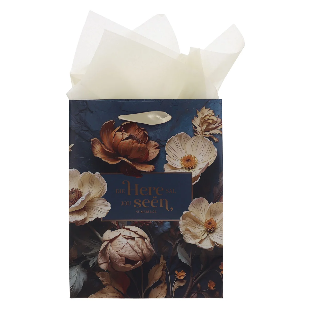Die Here Sal Jou Seën Afrikaans Medium Gift Bag with Gift Tag - Image 2