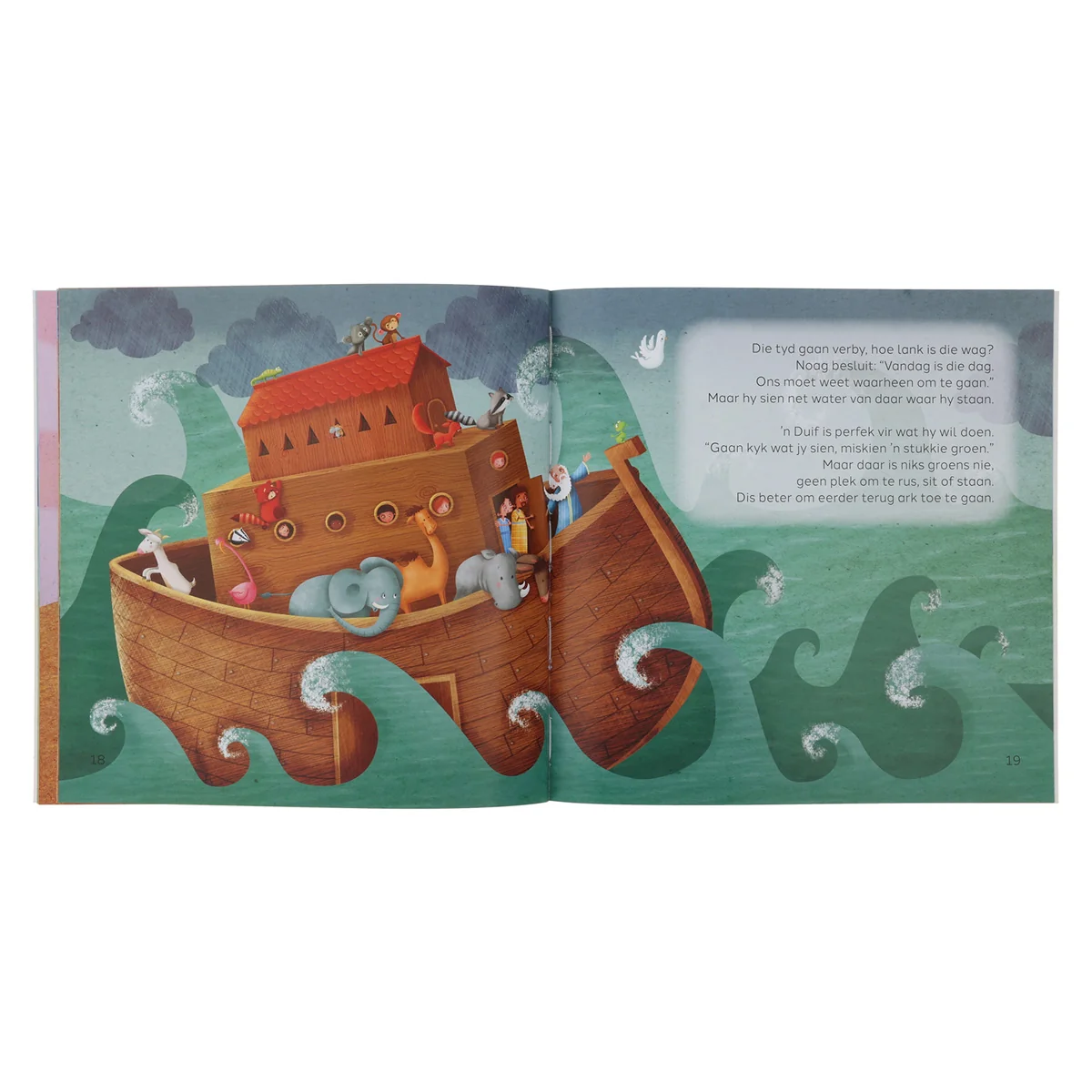 Die Storie van Noag se Ark: 'n Groot Vloed, 'n Reënboog en God Se Beloftes van Liefde SB - Image 5