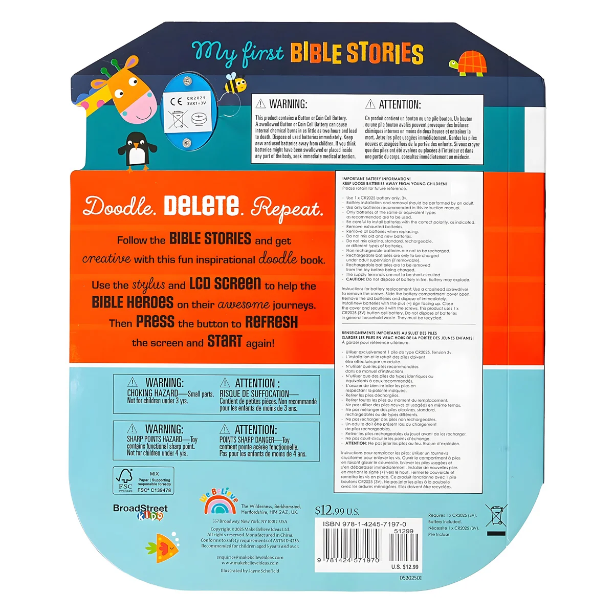 Doodle Delete Repeat – My First Bible Stories (Hardcover) - Image 2