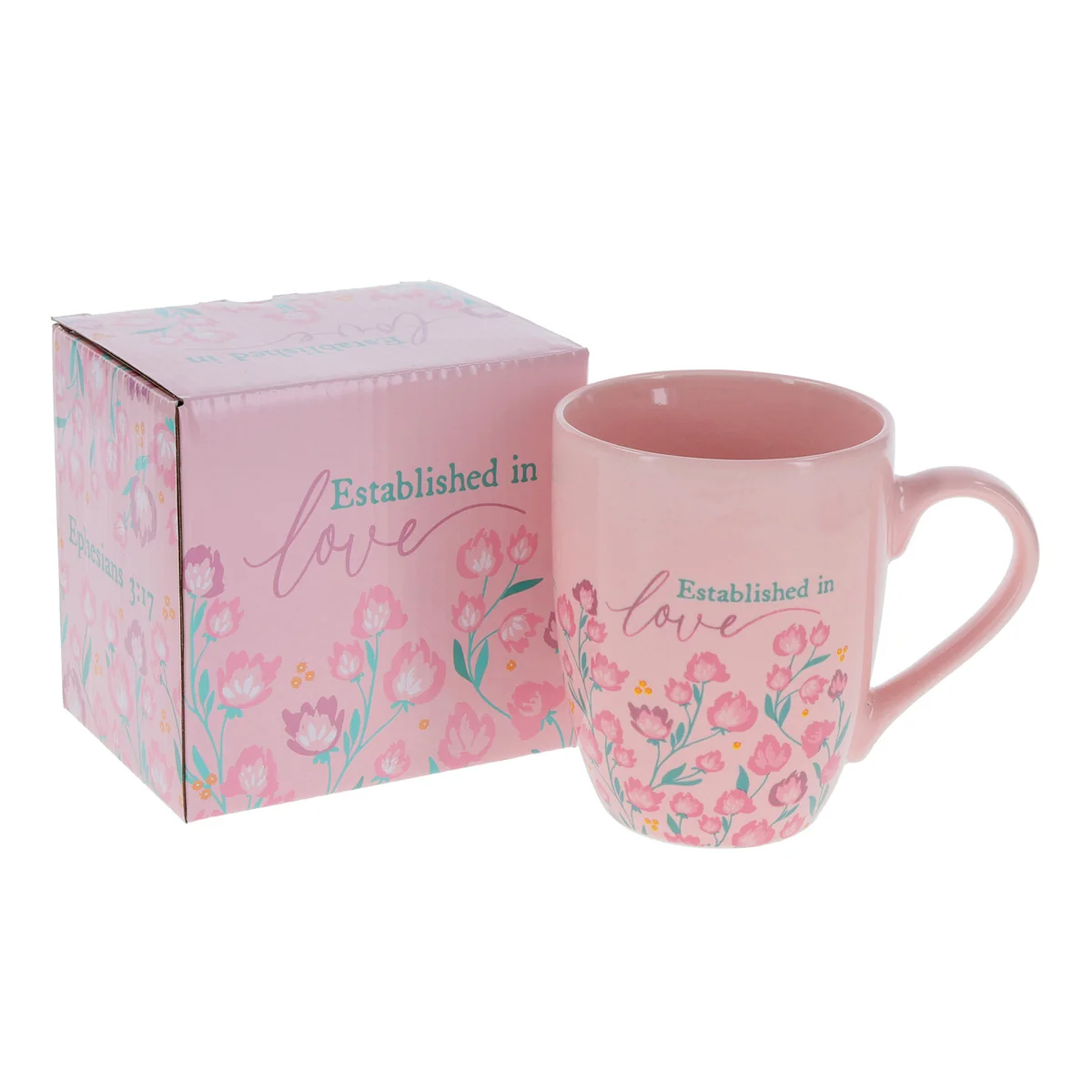 Established in Love Pink Ceramic Mug - Image 3