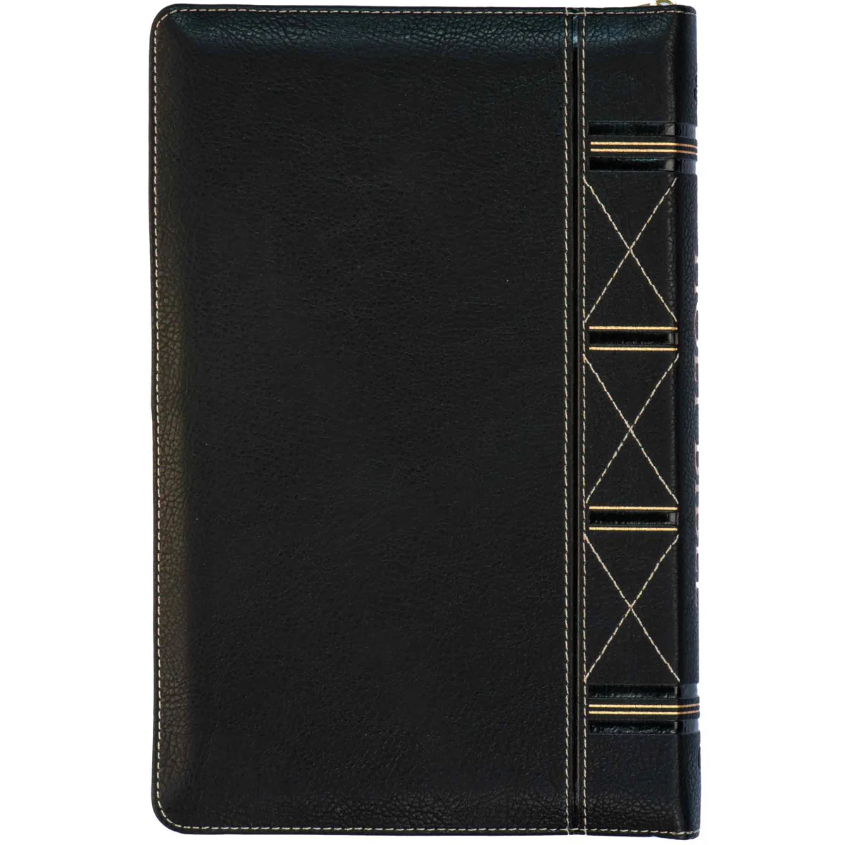 ESV Black Faux Leather Standard Bible Thumb Indexed With Zip - Image 2
