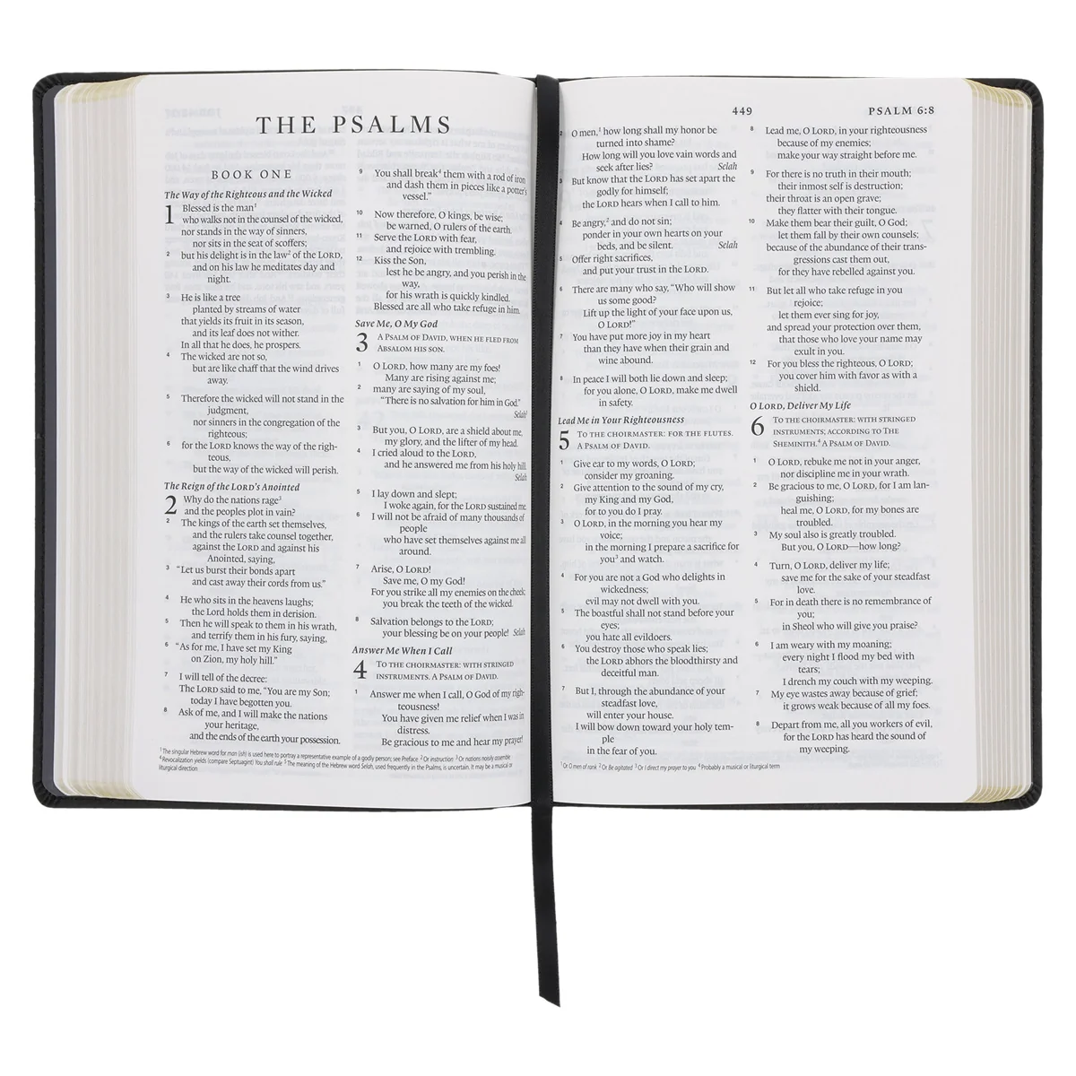 ESV Black Frame Faux Leather Standard Bible - Image 5