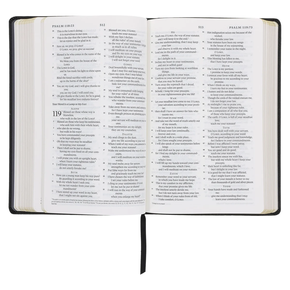 ESV Black Frame Faux Leather Standard Bible - Image 6