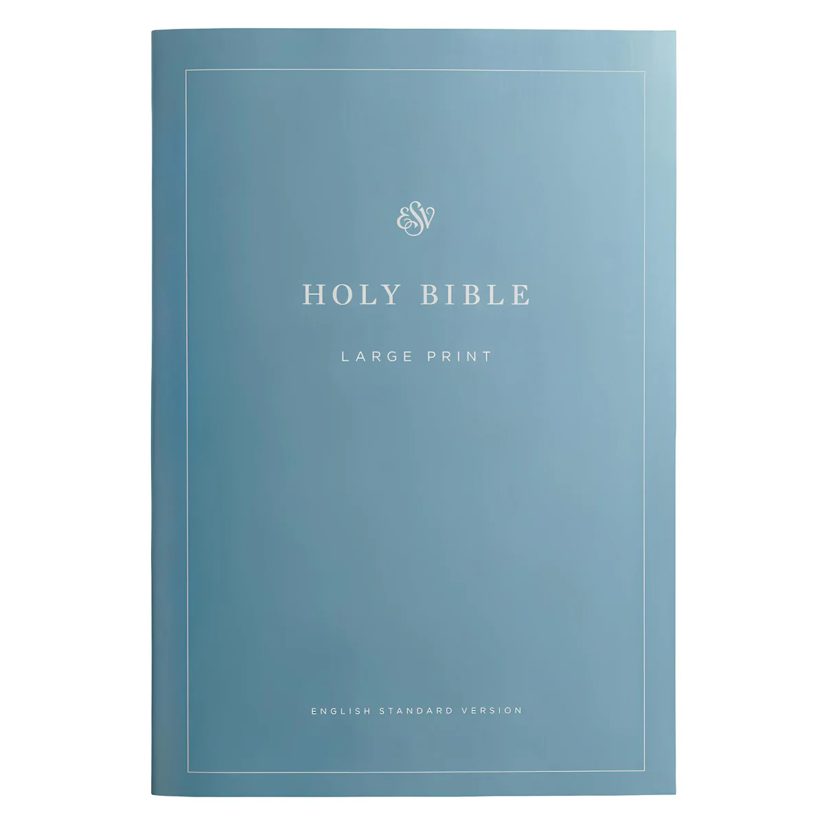 ESV Blue Paperback Economy Bible Large Print