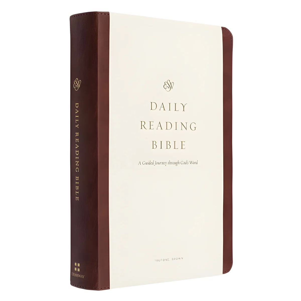 ESV Brown Imitation Leather Daily Reading Bible - Image 2
