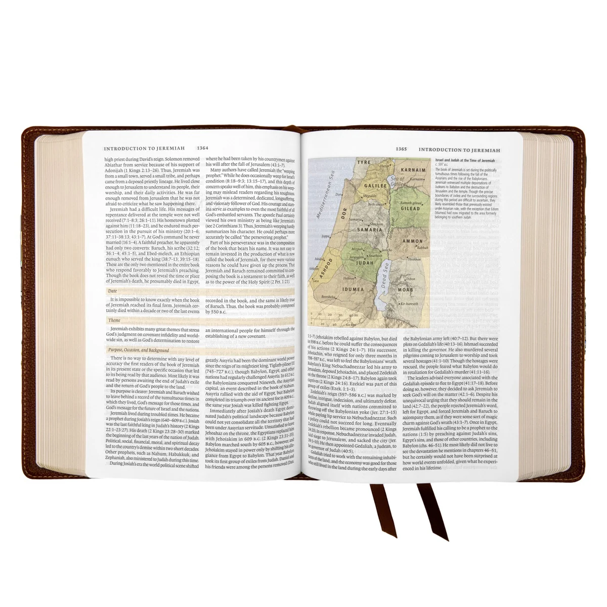 ESV Deep Brown Cowhide Leather Study Bible - Image 3