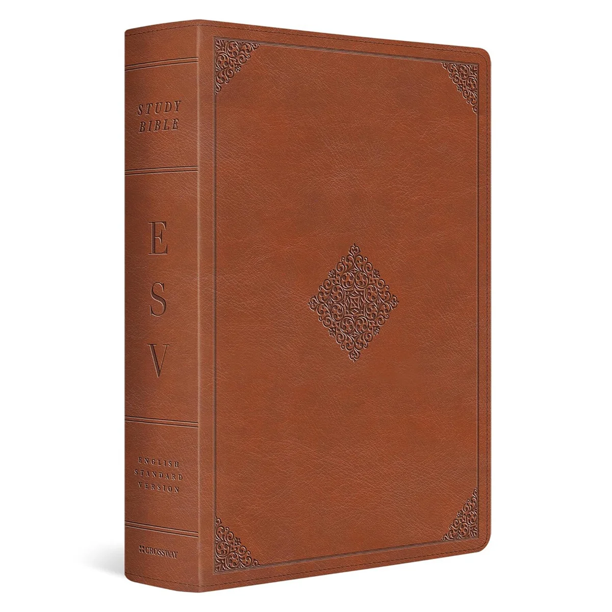ESV Imitation Leather Trutone English Saddle Ornament Design Study Bible - Image 2