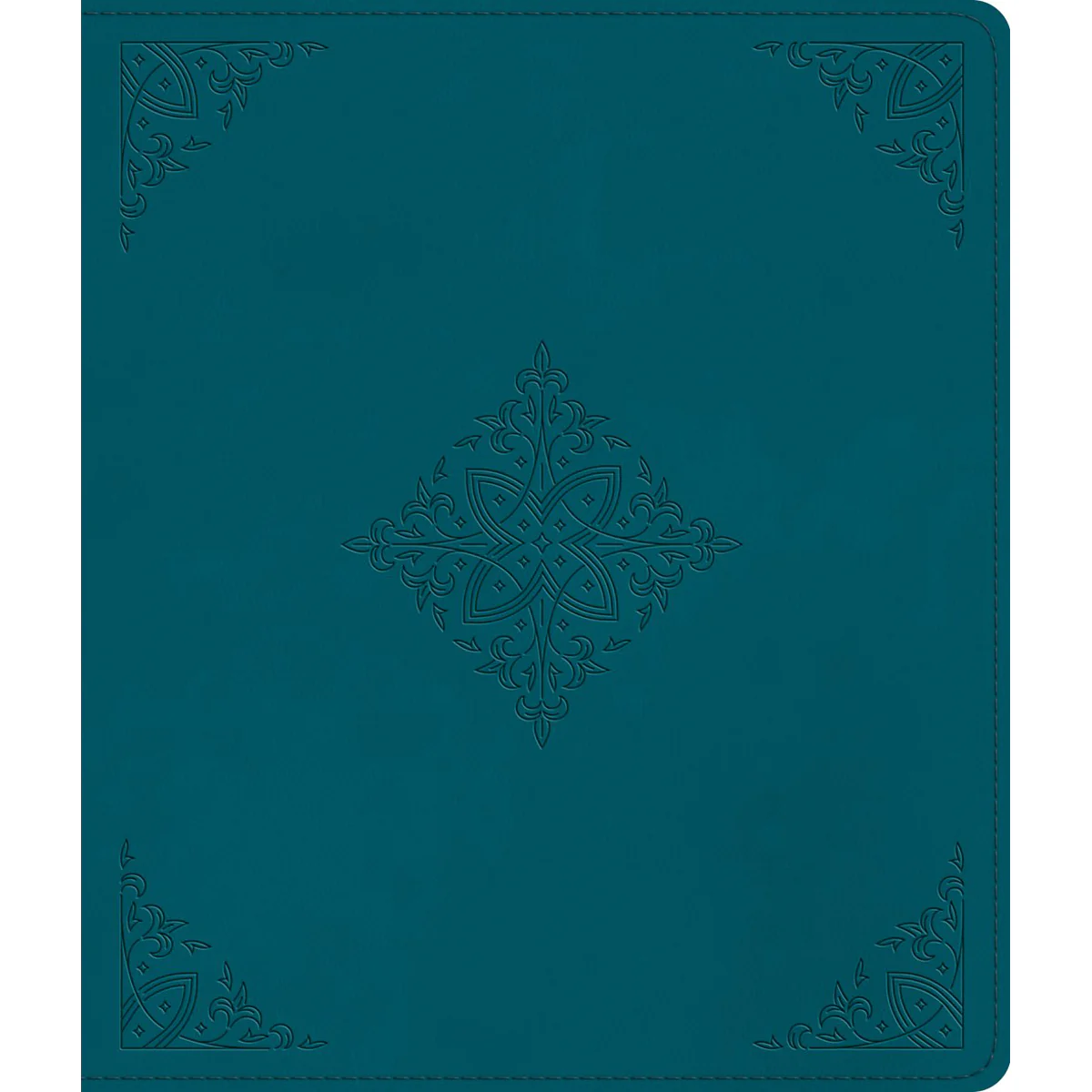 ESV Journaling Bible Fleur-De-Lis Design Deep Teal (Imitation Leather)