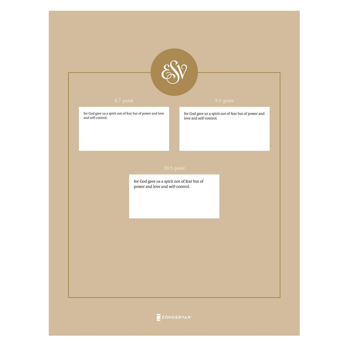 ESV Paris Sky Hebrews 10:23 Design Imitation Leather Value Thinline Bible Large Print - Image 2