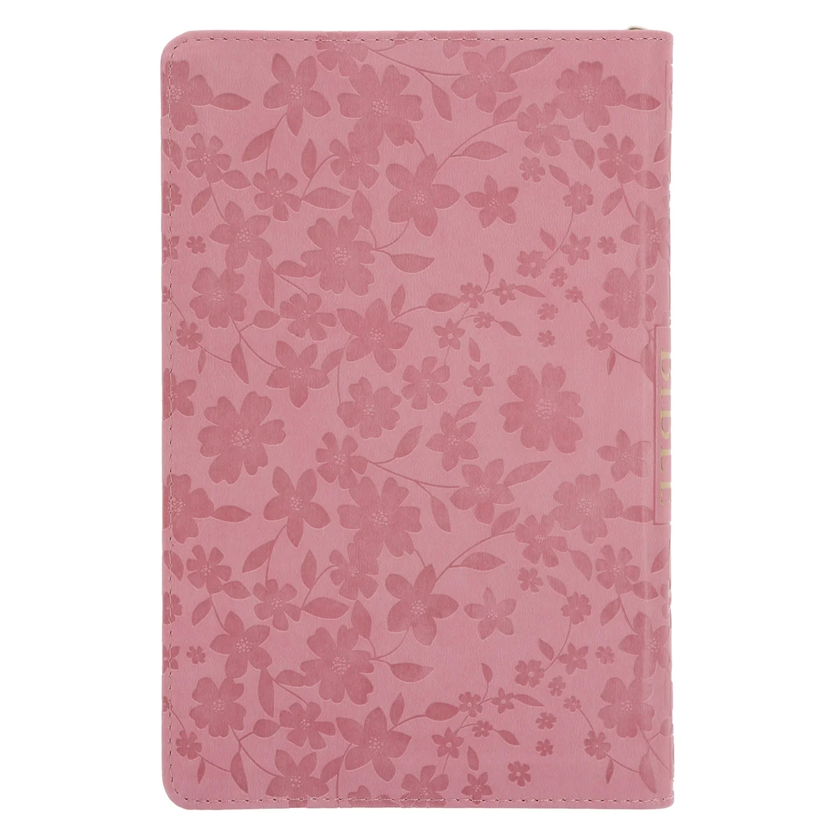 ESV Pink Floral Faux Leather Standard Bible with Zip - Image 2