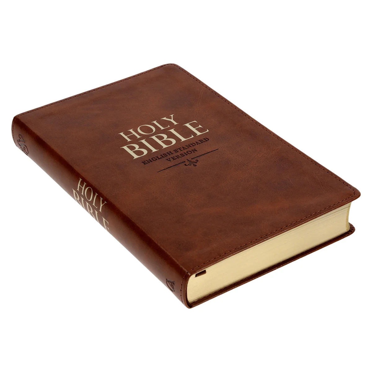 ESV Tan Brown Faux Leather Standard Bible - Image 3