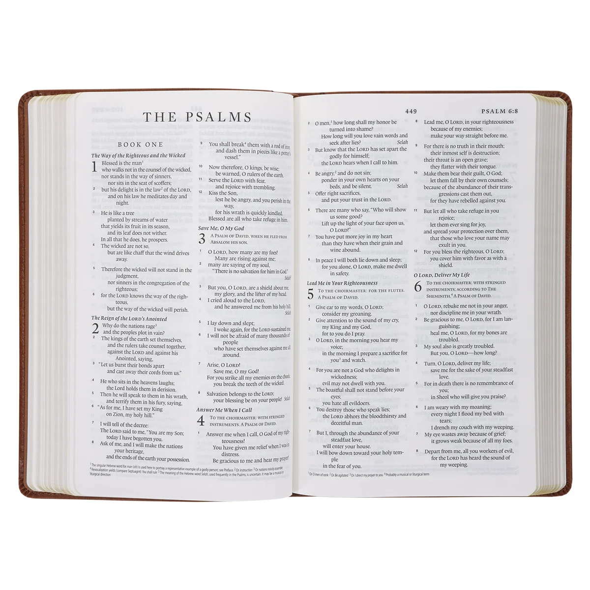ESV Tan Brown Faux Leather Standard Bible - Image 5