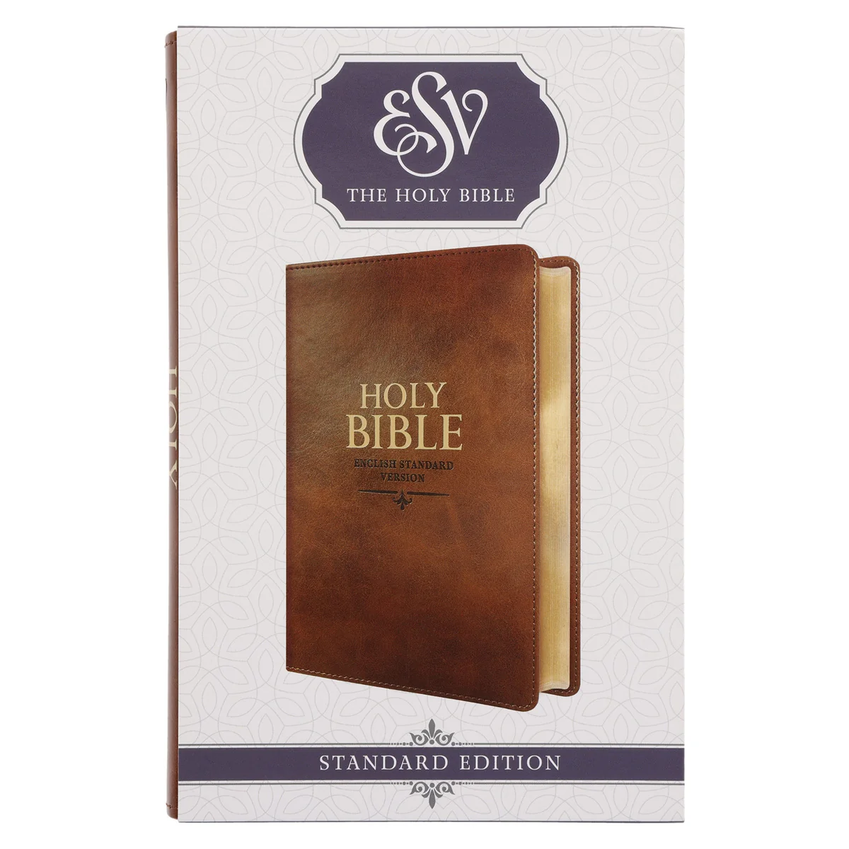 ESV Tan Brown Faux Leather Standard Bible - Image 7
