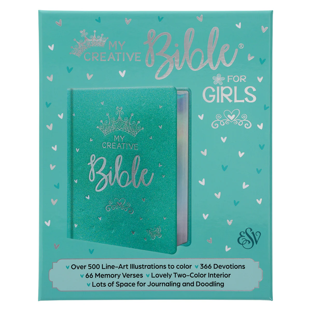 ESV Teal Glitter Hardcover My Creative Bible for Girls - Image 7