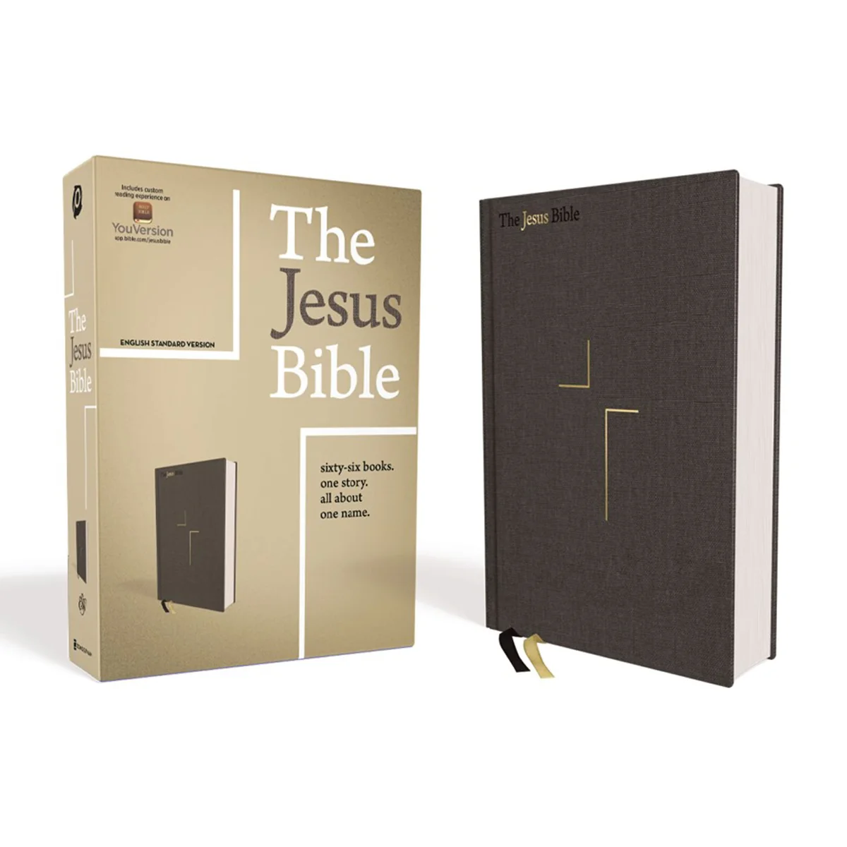 ESV The Jesus Bible Gray (Hardcover) - Image 3