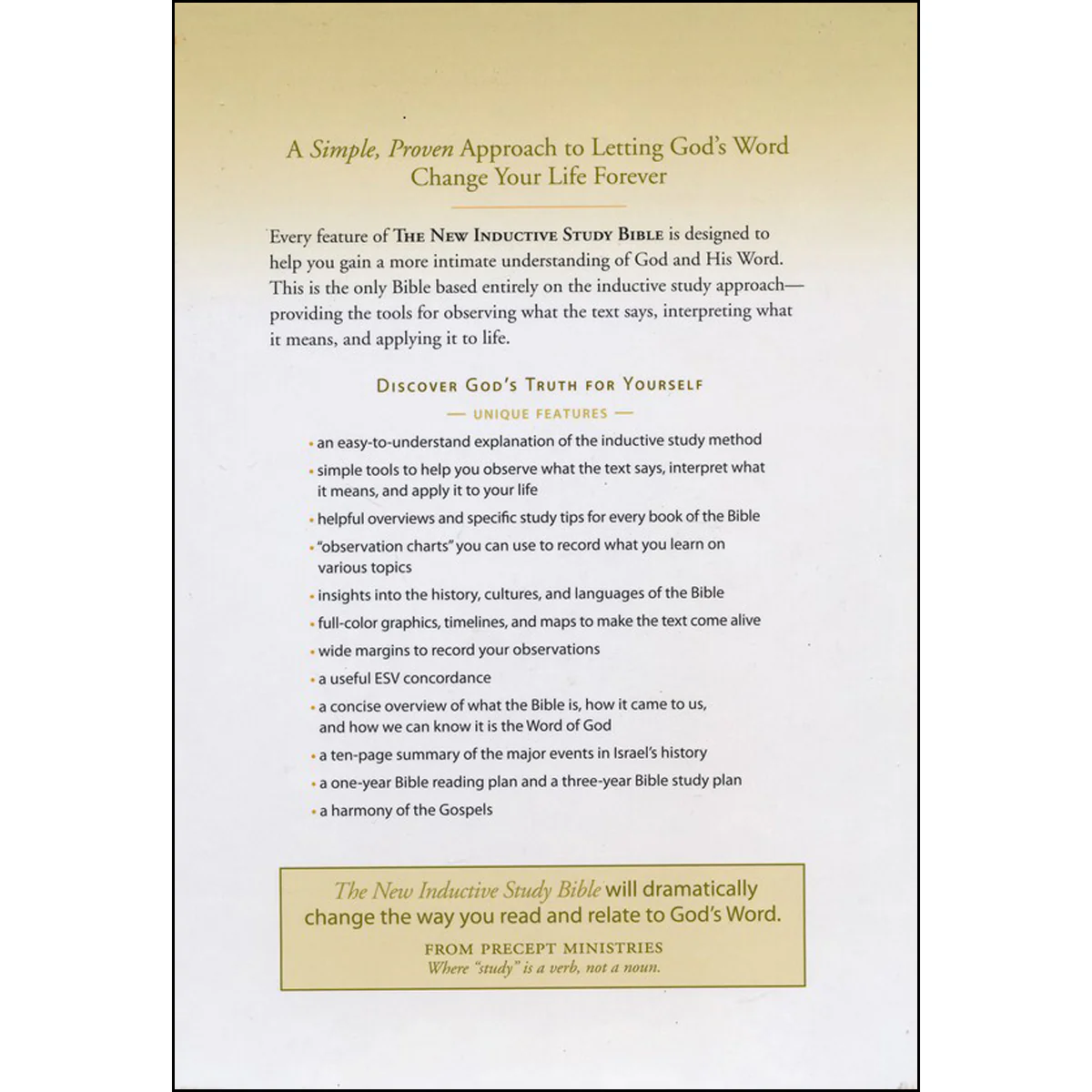ESV The New Inductive Study Bible Milano Softone Green (Bonded Leather) - Image 2
