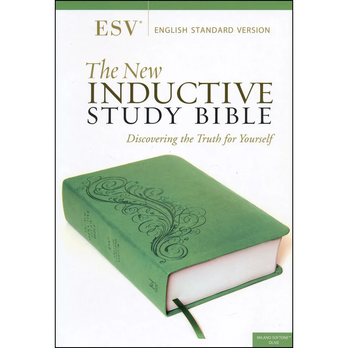 ESV The New Inductive Study Bible Milano Softone Green (Bonded Leather) - Image 3