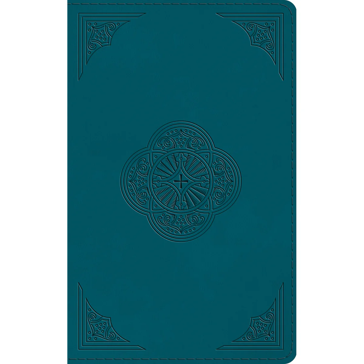 ESV Thinline Bible Rotunda Design Deep Teal (Genuine Leather)