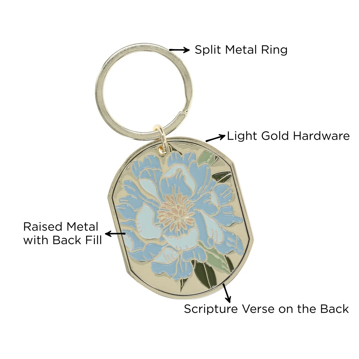 Everything Beautiful Metal Key Ring - Image 5