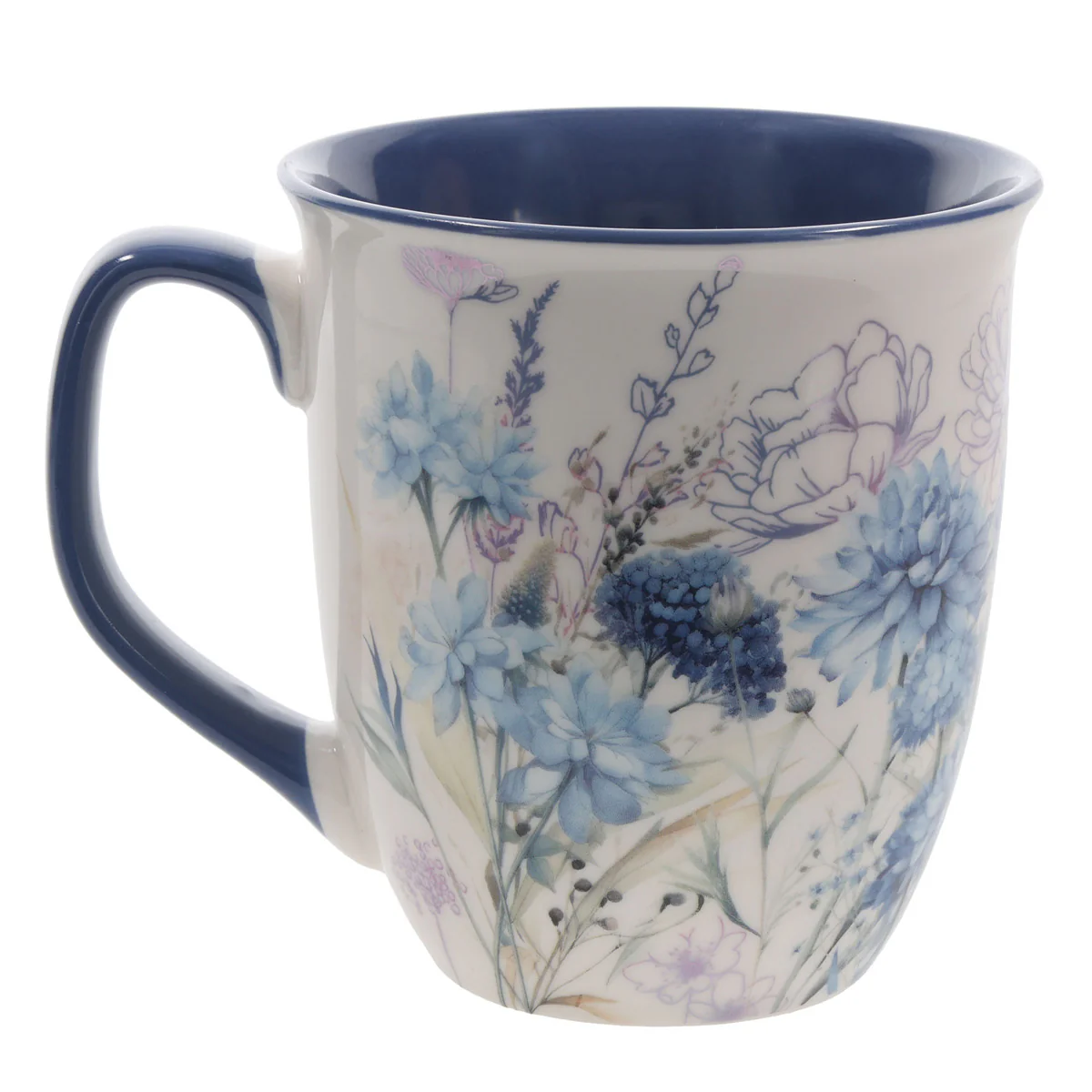 Faith Ceramic Mug with Blue Interior - Image 2