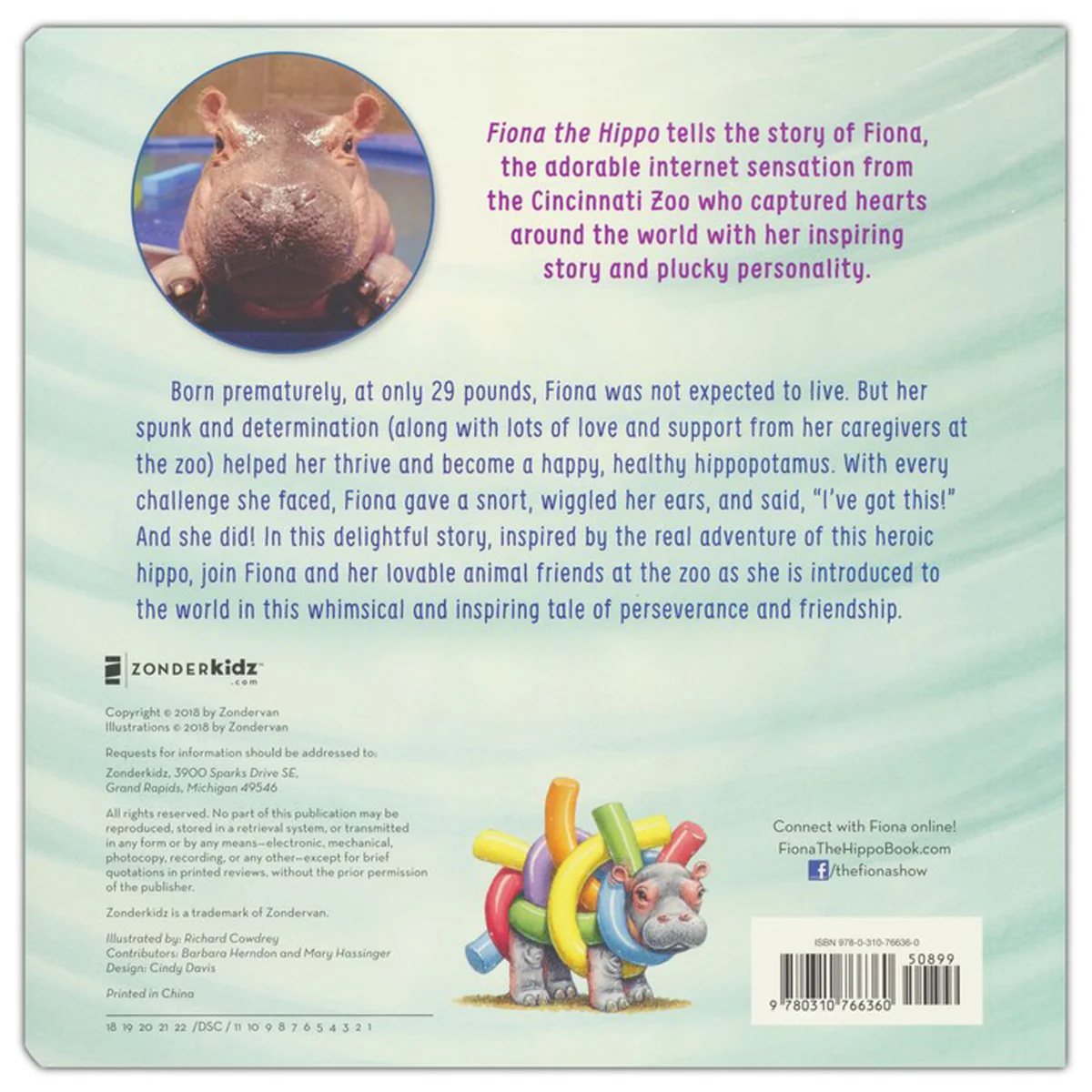 Fiona The Hippo (Board Book) - Image 2