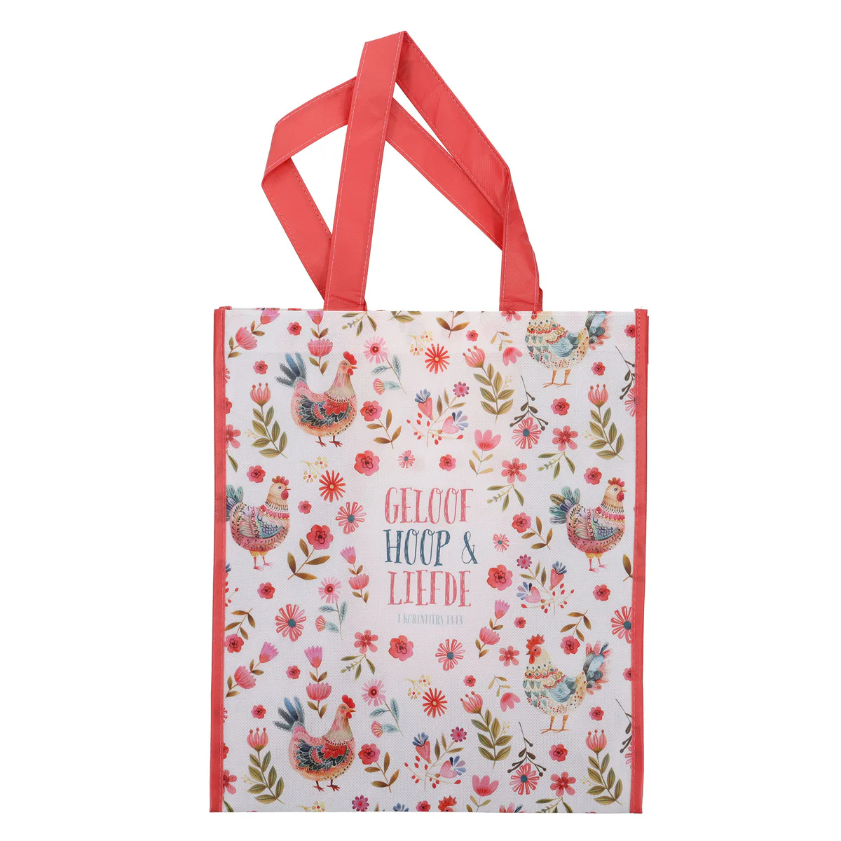Geloof Hoop en Liefde Afrikaans Non-Woven Tote Bag - Image 2