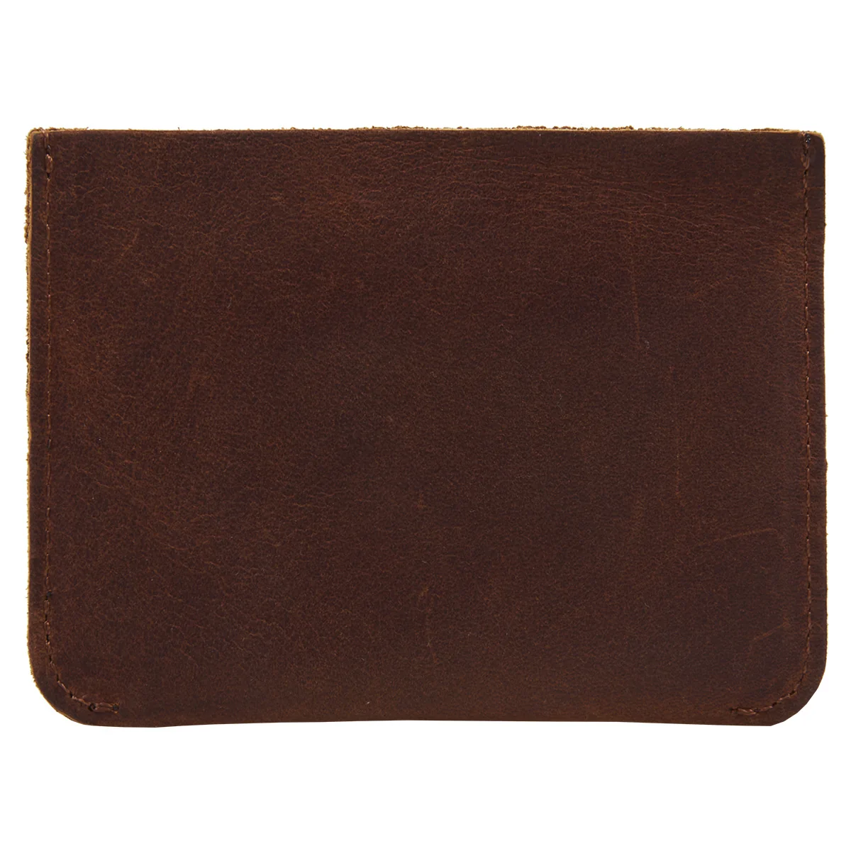 Genuine African Leather Brown Card Holder - Image 2