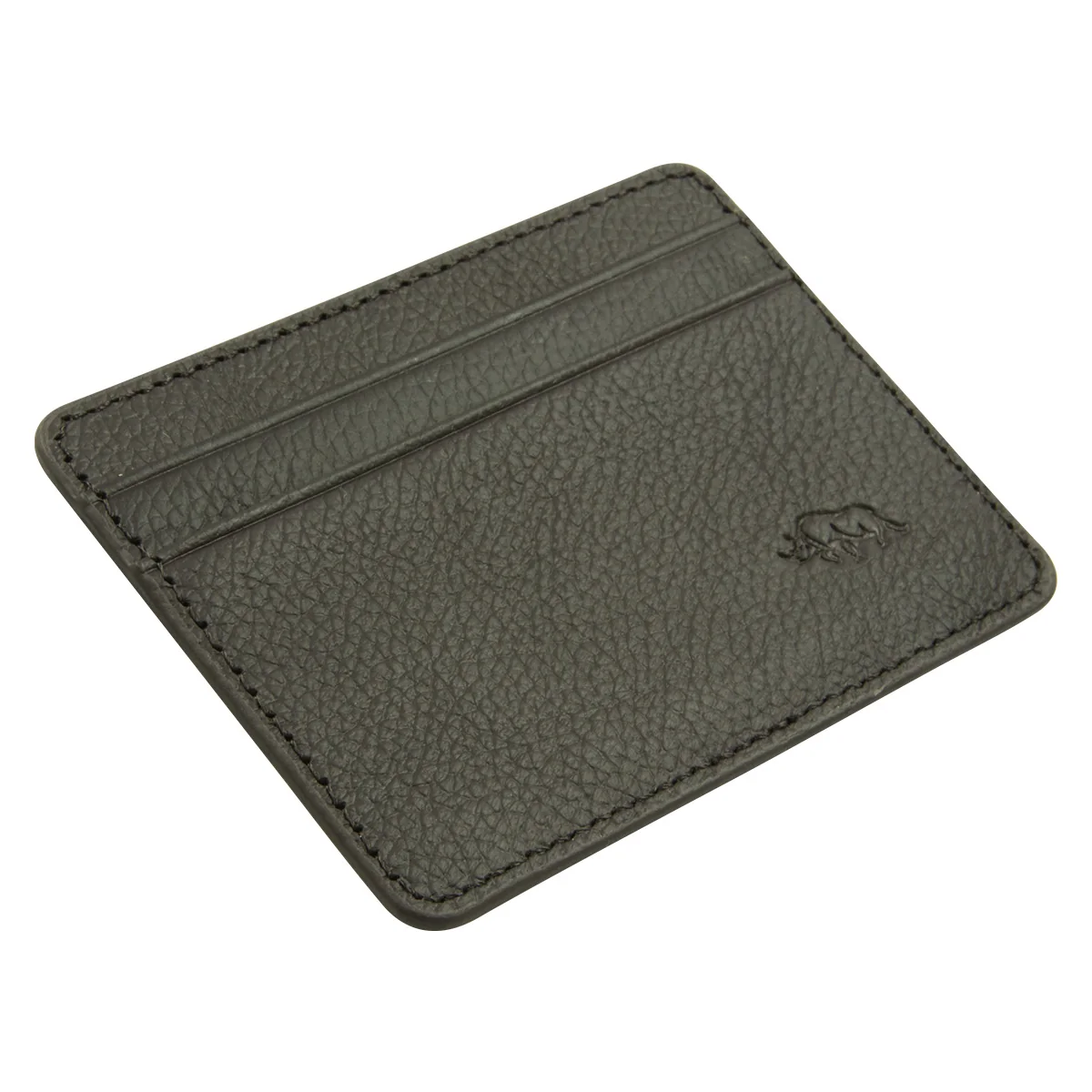 Genuine African Leather Darkest Brown Card And ID Holder - Image 3