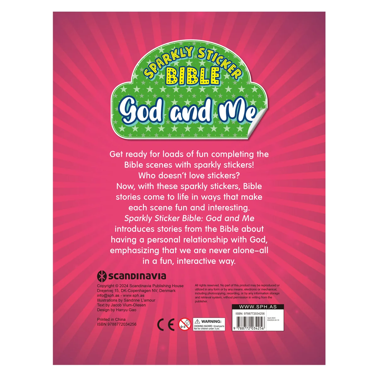 God and Me - Sparkly Sticker Bible (Paperback) - Image 2