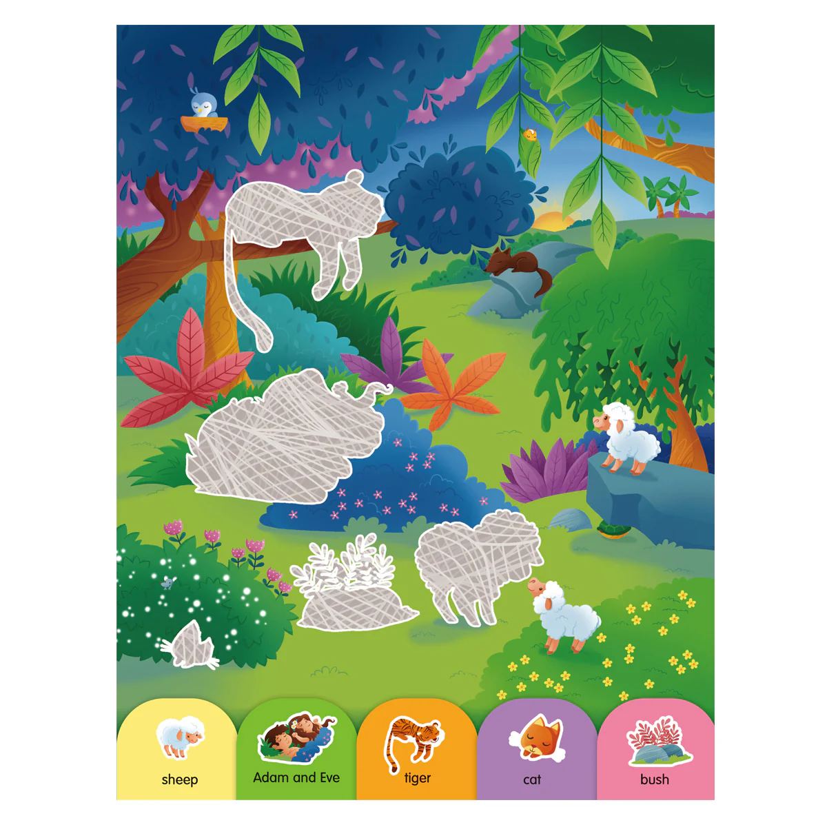 God and Me - Sparkly Sticker Bible (Paperback) - Image 5