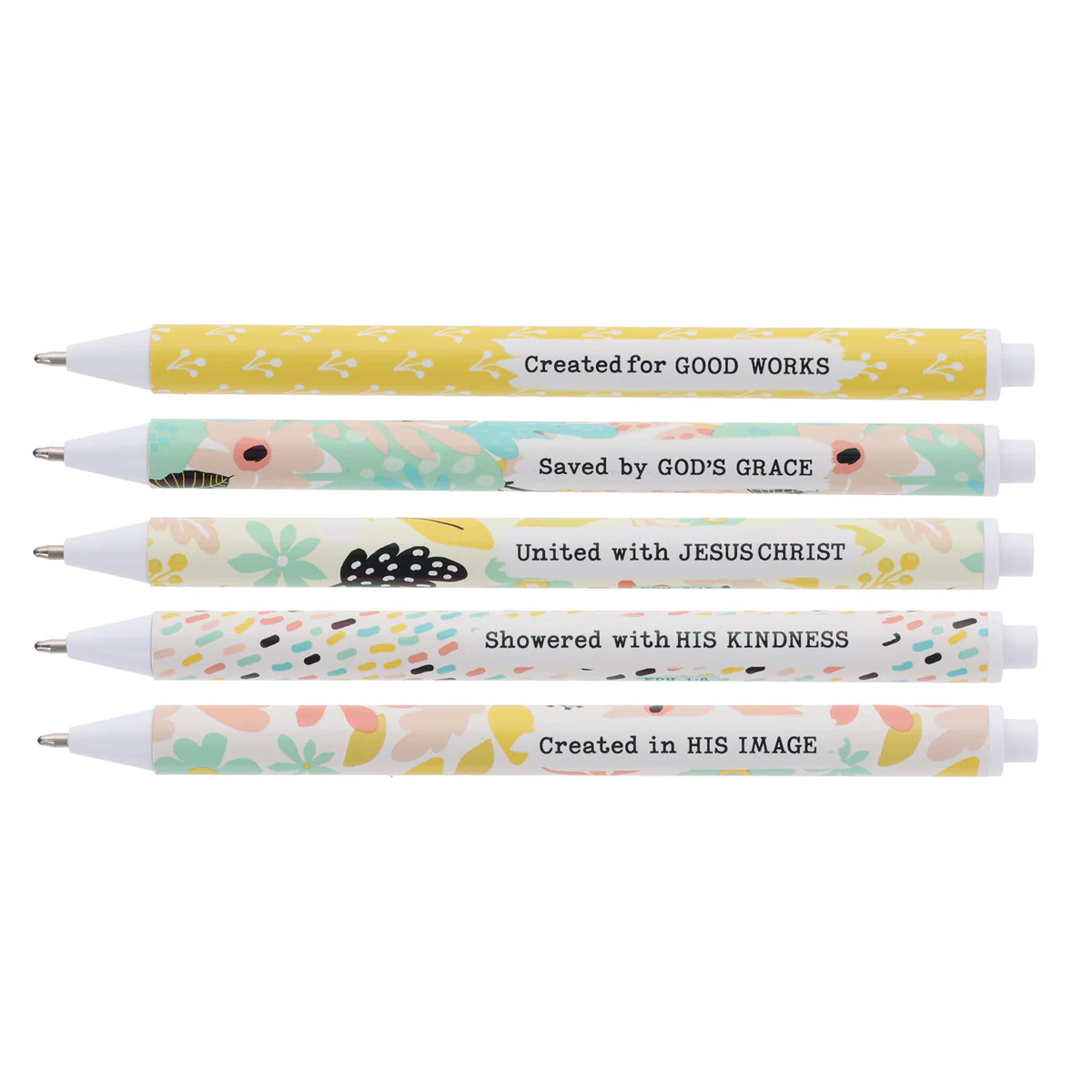 God's Masterpiece Five-Piece Retractable Pen Set - Image 3
