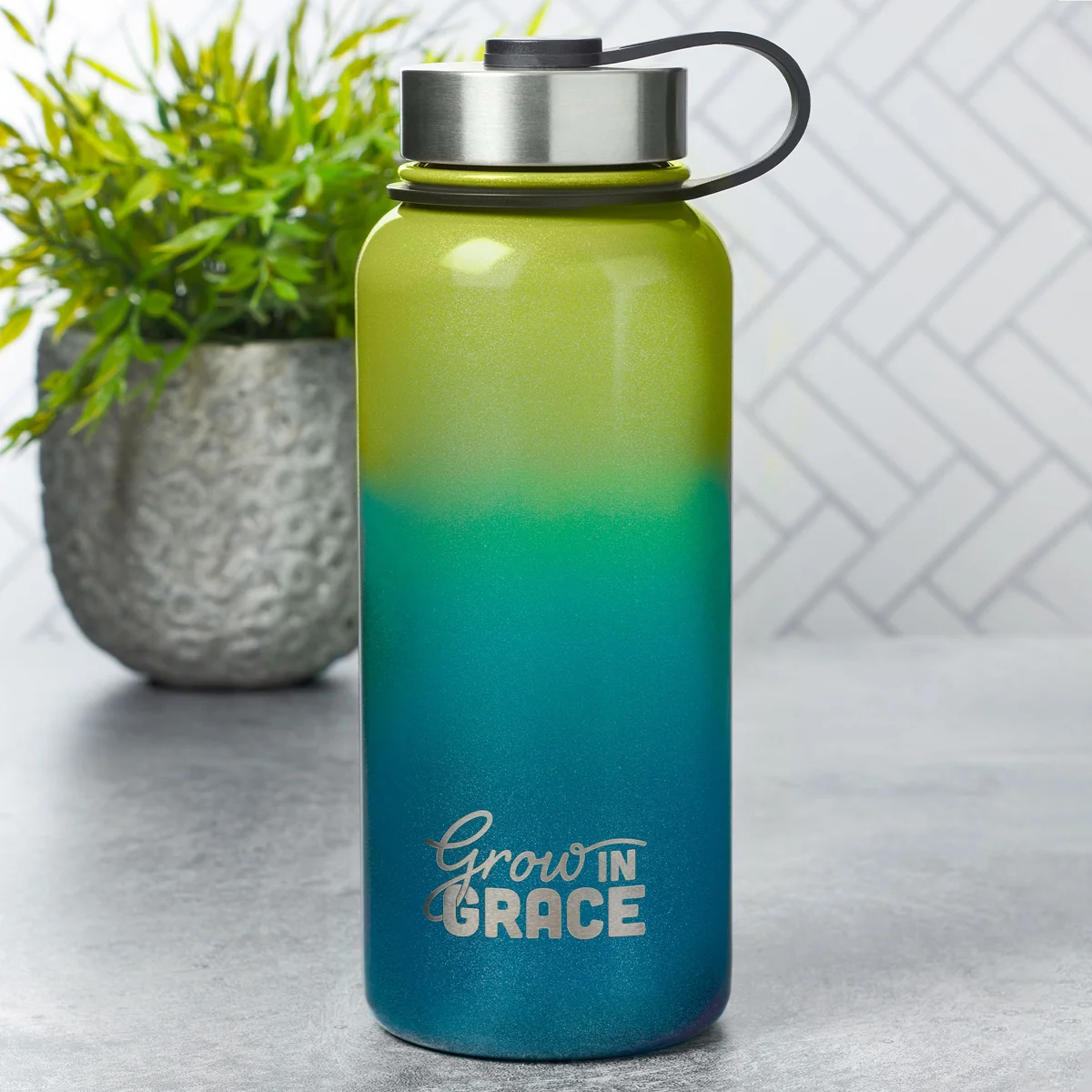 Grow In Grace Stainless Steel Water Bottle - Image 3