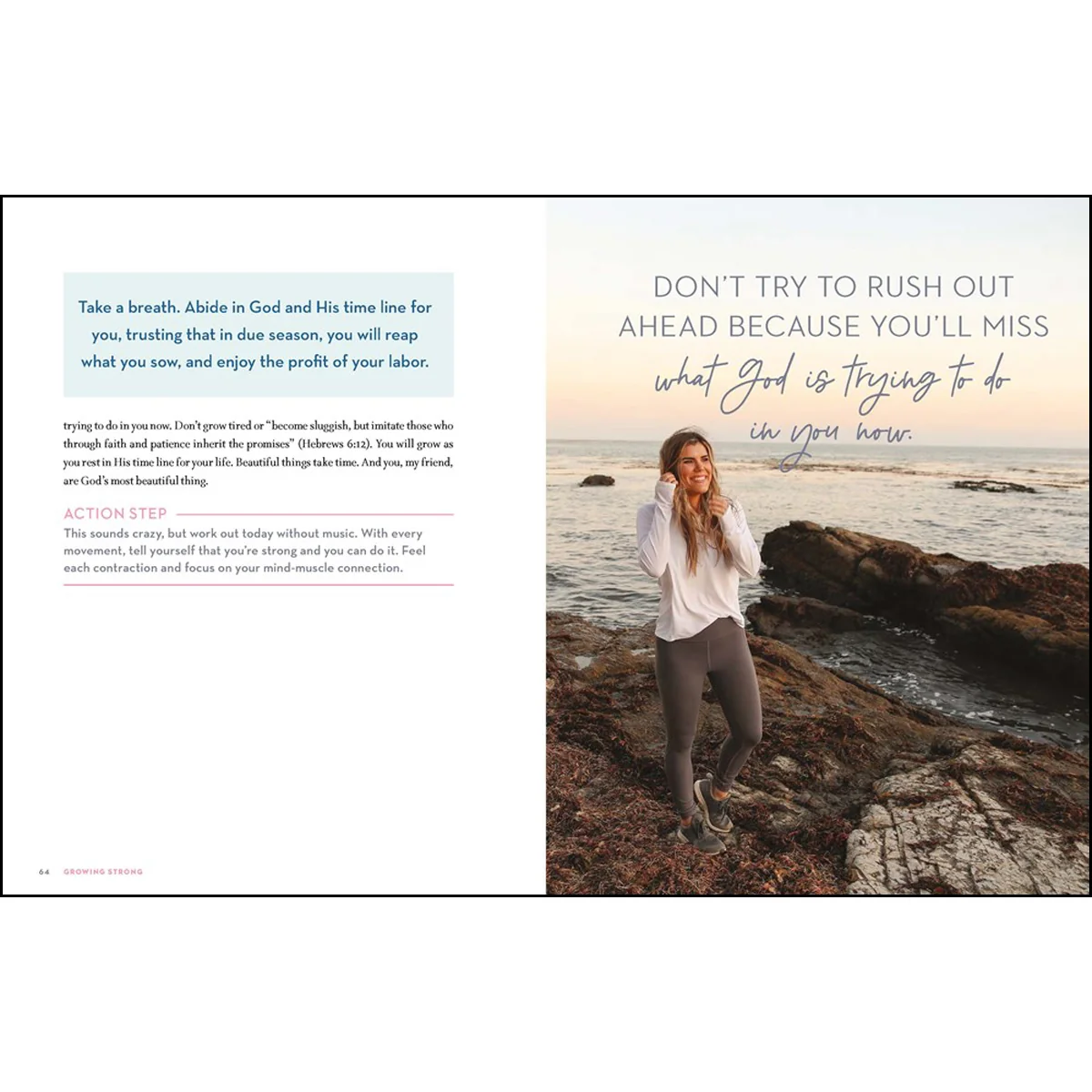 Growing Strong: Workouts, Devotions, And Recipes To Become Healthy From The Inside Out (Hardcover) - Image 6